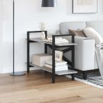 Raft pentru cărți Gri Sonoma 100 x 33,5 x 64 cm Lemn compozit GartenMobel Dekor