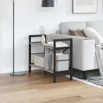 Raft pentru cărți Gri Sonoma 75 x 30 x 58,5 cm Lemn compozit GartenMobel Dekor