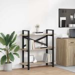 Raft pentru cărți Stejar Sonoma 100 x 33,5 x 102 cm GartenMobel Dekor