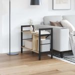 Raft pentru cărți Stejar Sonoma 75 x 30 x 58,5 cm Lemn compozit GartenMobel Dekor