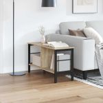 Raft pentru cărți Stejar Sonoma 82 x 32 x 47 cm Lemn compozit GartenMobel Dekor