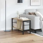 Raft pentru cărți Stejar Sonoma 82 x 32 x 47 cm Lemn compozit GartenMobel Dekor