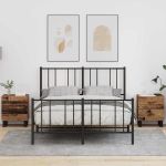 Dulap de noapte cu sertar 2 pcs Lemn vechi 40 x 35 x 47.5 cm GartenMobel Dekor