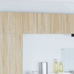 Dulap suspendat Riga Stejar Sonoma și Alb 30 x 31 x 40 cm GartenMobel Dekor