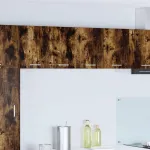 Dulap suspendat Riga Stejar afumat și alb 60 x 31 x 40 cm GartenMobel Dekor