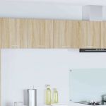 Dulap suspendat cu raft Riga Stejar Sonoma 80 x 31 x 40 cm GartenMobel Dekor