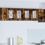 Dulap suspendat Riga 2 pcs Stejar fumuriu 60 x 31 x 40 cm GartenMobel Dekor