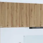 Dulap suspendat Riga Stejar Artisan și Alb 30 x 31 x 80 cm GartenMobel Dekor