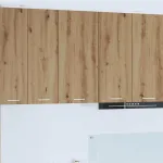 Dulap suspendat Riga Stejar Artisan și Alb 40 x 31 x 80 cm GartenMobel Dekor