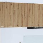 Dulap suspendat Riga Stejar Artisan și Alb 50 x 31 x 80 cm GartenMobel Dekor