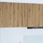 Dulap suspendat Riga Stejar Artisan și Alb 50 x 31 x 80 cm GartenMobel Dekor