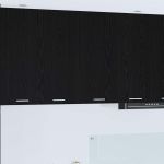 Dulap suspendat Riga Stejar Negru 80 x 31 x 80 cm Lemn compozit GartenMobel Dekor