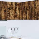 Dulap suspendat Riga Stejar afumat și alb 57 x 57 x 80 cm GartenMobel Dekor