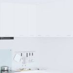 Dulap suspendat cu raft Riga Alb 57 x 57 x 80 cm Lemn compozit GartenMobel Dekor