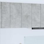 Dulap suspendat cu raft Riga Gri din beton 80 x 31 x 80 cm GartenMobel Dekor