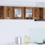 Dulap suspendat cu raft Riga Lemn vechi și Alb 80 x 31 x 40 cm GartenMobel Dekor