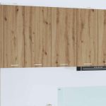 Dulap suspendat cu raft Riga Stejar Artizanal 80 x 31 x 80 cm GartenMobel Dekor