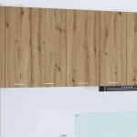 Dulap suspendat cu raft Riga Stejar Artizanal 80 x 31 x 80 cm GartenMobel Dekor