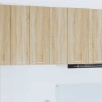 Dulap suspendat cu raft Riga Stejar Sonoma 60 x 31 x 80 cm GartenMobel Dekor