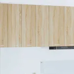 Dulap suspendat cu raft Riga Stejar Sonoma 60 x 31 x 80 cm GartenMobel Dekor