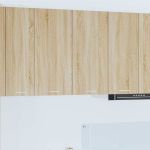 Dulap suspendat cu raft Riga Stejar Sonoma 80 x 31 x 80 cm GartenMobel Dekor