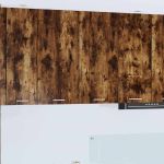 Dulap suspendat cu raft Riga Stejar fumuriu 80 x 31 x 80 cm GartenMobel Dekor