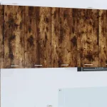 Dulap suspendat cu raft Riga Stejar fumuriu 80 x 31 x 80 cm GartenMobel Dekor