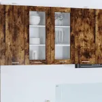 Dulap suspendat Riga 2 pcs Stejar fumuriu 40 x 31 x 80 cm GartenMobel Dekor