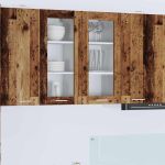 Dulap suspendat Riga Lemn Vechi 40 x 31 x 80 cm Lemn compozit GartenMobel Dekor