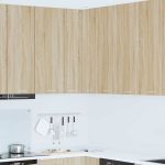 Dulap suspendat Riga Stejar Sonoma și Alb 57 x 57 x 100 cm GartenMobel Dekor