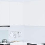 Dulap suspendat cu raft Riga Alb 57 x 57 x 100 cm Lemn compozit GartenMobel Dekor