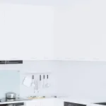 Dulap suspendat cu raft Riga Alb 57 x 57 x 100 cm Lemn compozit GartenMobel Dekor