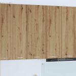 Dulap suspendat cu raft Riga Stejar Artizanal 40 x 31 x 100 cm GartenMobel Dekor