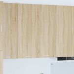 Dulap suspendat cu raft Riga Stejar Sonoma 80 x 31 x 100 cm GartenMobel Dekor