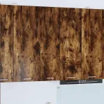 Dulap suspendat cu raft Riga Stejar fumuriu 30 x 31 x 100 cm GartenMobel Dekor