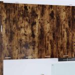 Dulap suspendat cu raft Riga Stejar fumuriu 80 x 31 x 100 cm GartenMobel Dekor