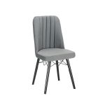 Leziter Scaun de masă Lorna gri Mobalis Homvera