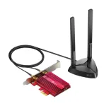 Adaptor PCI-E Bluetooth 5.2, Wi-Fi 6, AX3000 Dual-Band, 2 x Antene High-Gain - TP-Link ArcherTX3000E SafetyGuard Surveillance