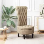 Fotoliu slipper Gri deschis 56,5 x 70 x 110 cm GartenMobel Dekor