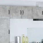 Dulap suspendat de bucătărie Gri din beton 40 x 31 x 40 cm GartenMobel Dekor