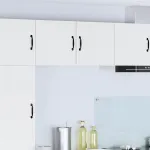 Dulap suspendat de bucătărie cu raft 2 pcs Alb 40 x 31 x 40 cm GartenMobel Dekor