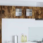 Dulap suspendat de bucătărie Stejar fumuriu 80 x 31 x 40 cm GartenMobel Dekor