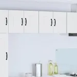 Dulap suspendat de bucătărie cu raft 2 pcs Alb 60 x 31 x 40 cm GartenMobel Dekor