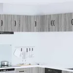 Dulap suspendat de bucătărie cu raft Gri Sonoma 57 x 57 x 40 cm GartenMobel Dekor