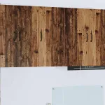 Dulap suspendat de bucătărie cu raft Lemn Vechi 40 x 31 x 80 cm GartenMobel Dekor