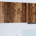 Dulap suspendat de bucătărie cu raft Lemn Vechi 80 x 31 x 80 cm GartenMobel Dekor
