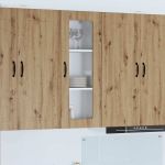 Dulap suspendat de bucătărie Stejar Artizanal 40 x 31 x 100 cm GartenMobel Dekor