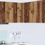 Dulap suspendat de bucătărie cu raft Lemn Vechi 57 x 57 x 80 cm GartenMobel Dekor