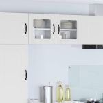 Dulap de bucătărie 2 pcs Alb 40 x 31 x 40 cm Lemn compozit GartenMobel Dekor