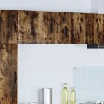 Dulap de bucătărie cu raft 2 pcs Stejar fumuriu 50 x 31 x 40 cm GartenMobel Dekor